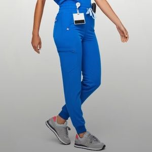FIGS  High Waisted Zamora Royal Blue Jogger Scrub Pants Size Petite S